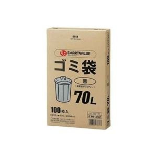 Jointex N138J-70 Trash Bags, LDD, Black, 2.3 gal (70 L), 100 Sheets