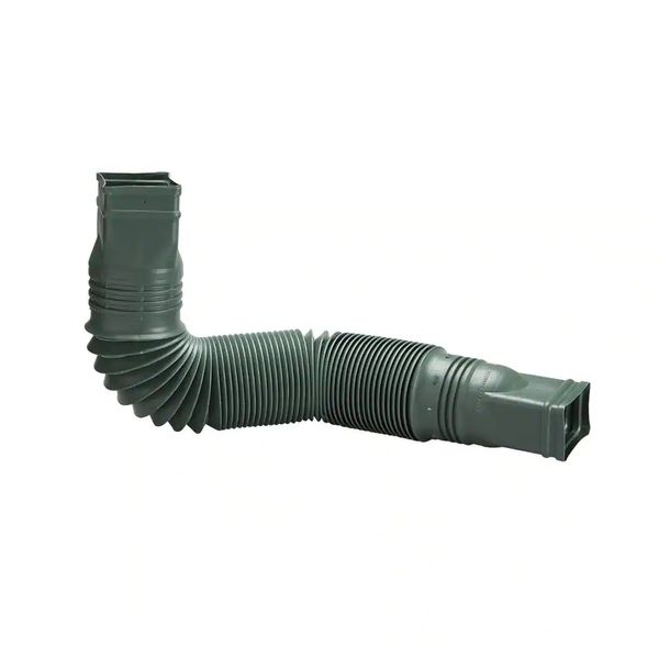 Flex a Spout 55 In. Green Vinyl Downspout Extension