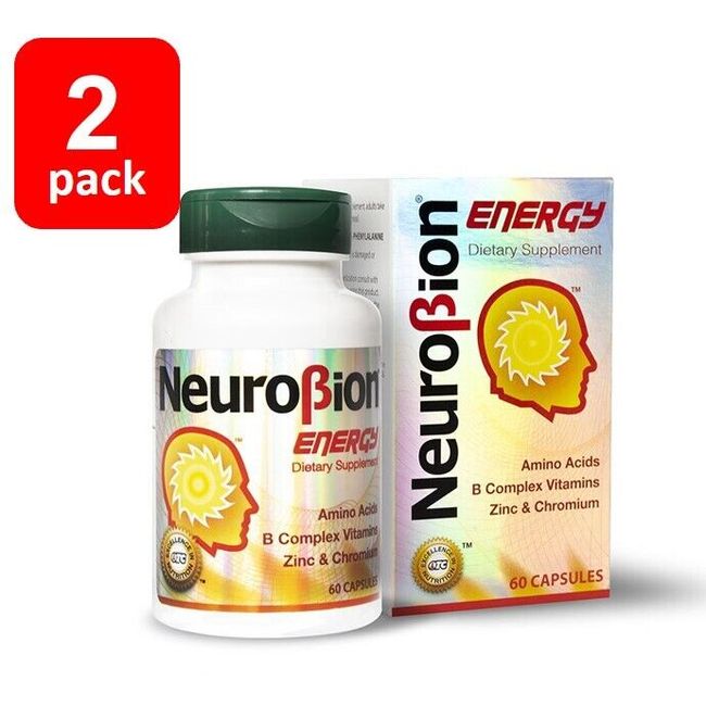 2 PACK - NEUROBION - ENERGY - VITAMINS B1 B2 B6 B12 - 60 CAPS