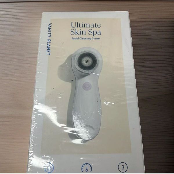 NEW Vanity Planet Ultimate Skin Spa 3 Brush Facial Cleansing System