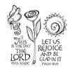 Spellbinders This is The Day Cling Rubber Stamp, Multi-Colour
