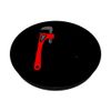 Plumber Wrench Funny Plumbing Pipe Pipefitter Graphic PopSockets Swappable PopGrip