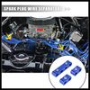 Hihaha 2 Set 8mm Car Engine Spark Plug Wire Separator Looms Divider Blue Durable Material