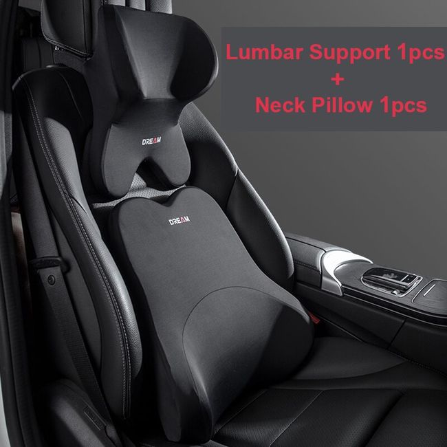 Car Neck Pillow Lumbar Support Headrest Support Soft Neck Pillows