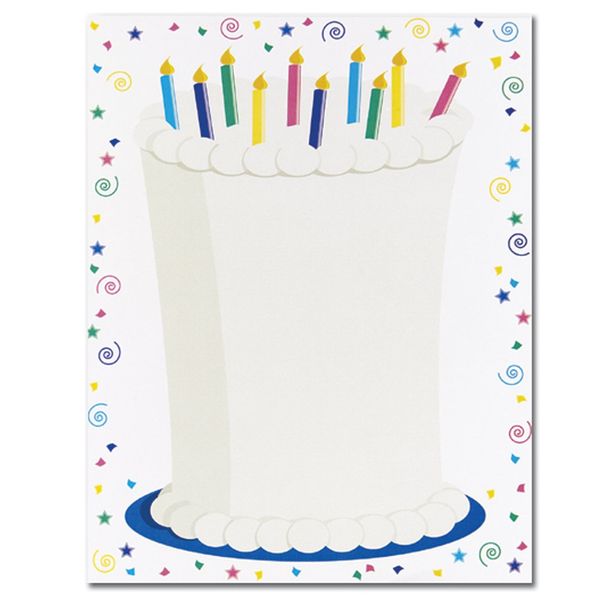 Great Papers! Cake Letterhead, 80/Pack (2014251)