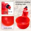 8Pcs Automatic Water Cups Poultry Drinker Waterer Chicken Duck Quail Drinking US