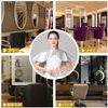 [NOELAMOUR] Shampoo Cape, Haircut Cape, Hair Dyeing Cape, Waterproof, Hair Apron, Home, Beauty Salon, Salon (Silver)