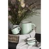 IB Laursen [W] Becher Emaille hellgrün m/Creme innen