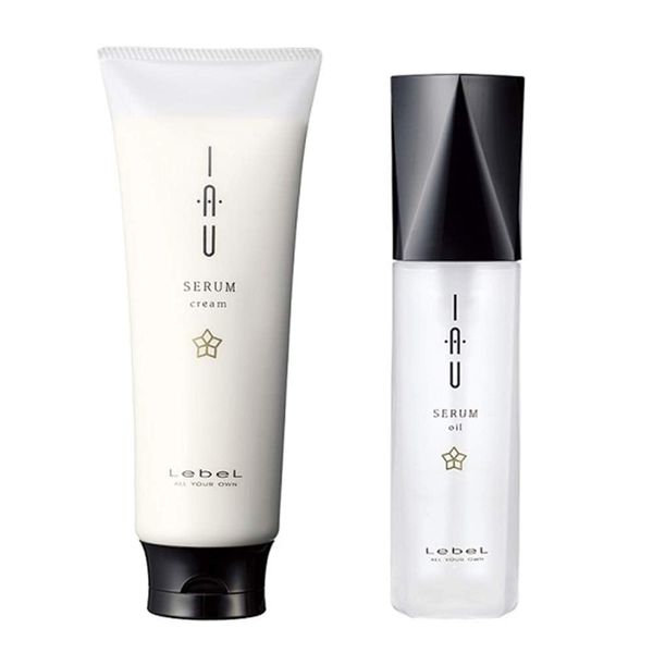 Lebel IAU Serum Cream 200ml & Lebel IAU Serum Oil 100ml Set (Green Tea Set)