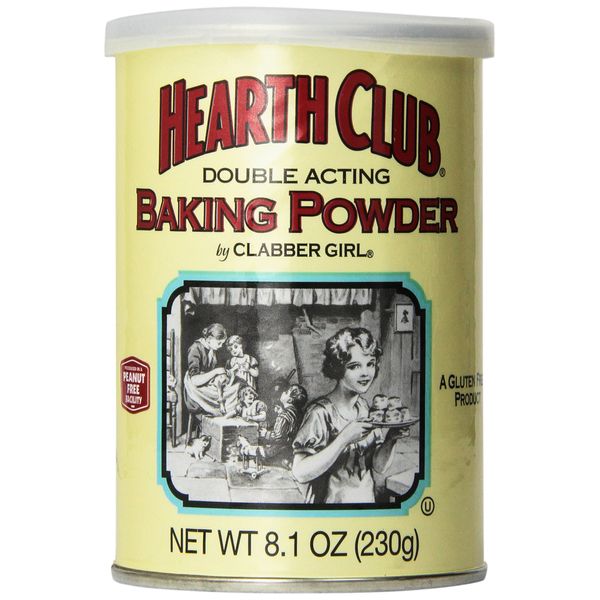 Hearth Club Baking Powder (8.1 oz Cans) 2 Pack