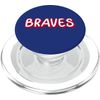 Vintage Braves Shirt Retro Throwback PopSockets MagSafe PopGrip for iPhone