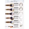 Frepice Makeup Brush, Set of 10, Powder Brush, Concealer Brush, Makeup Brush Pouch, Makeup / Howlite Pouch