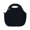 BUILT Gourmet Getaway Soft Neoprene Lunch Tote Bag Lightweight, Insulated and Reusable, One Size, Black