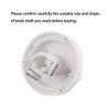sourcing map Plastic Bathroom Water Heater Temperature Control Knob Switch Head x 3