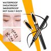Magic Liquid Eyeliner, Black Waterproof Eye Liners, Long-Lasting, Sweatproof and Smudgeproof, Super Slim Eyeliner Pen Gel, Professional Eye Makeup Tools