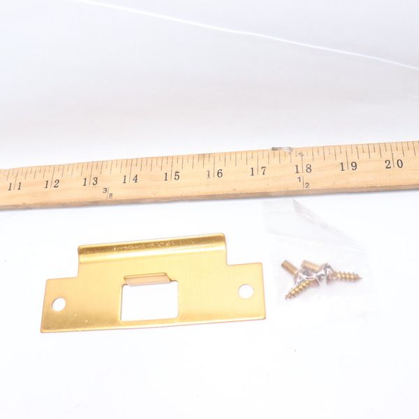 Door Strike Plate Gold HL6