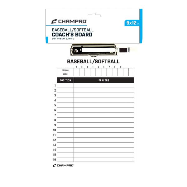 Champro Baseball/Softball Board (White, 12 x 9-Inch)