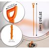 Professional Drain Hair Cleaning Tool Set - 6 Pack Orange