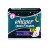 Whisper Maxi Nights 7 Pads -XL Wings Extra Heavyflow - 317mm