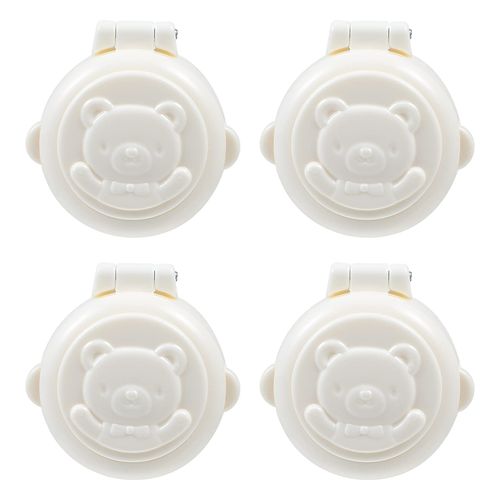 DOITOOL 4 Pcs Child Proof Button Covers, Washing Machine Button Covers Child Lock, Gas Stove Child Safety Knob Locks, Baby Proof Button Cover, Prevent Pressing Device for Stove Refrigerator Washer
