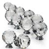 NUODWELL 8 Pcs Spherical Drawer Knob Crystal Pull Handles Cupboard Wardrobe Knobs (40MM