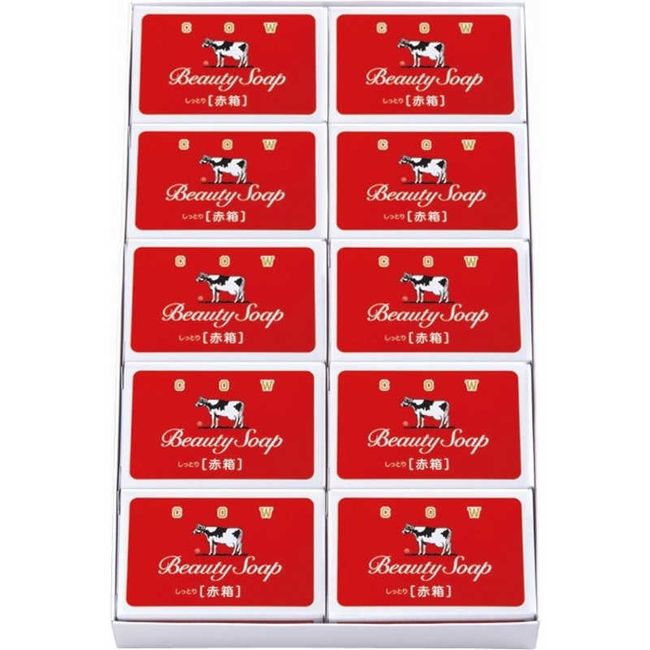 <br>Milk Soap Soap Cow Brand Red Box (90g x 10 pieces) Gift Box