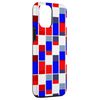 iPhone 12 Pro Max GEOMETRIC RED WHITE AND BLUE MULTICOLOR PATTERN Case