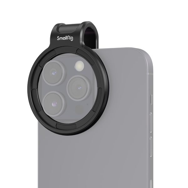 SmallRig 52mm Universal Magnetic Filter Adapter Ring Quick Release Magnet Upgrade Phone Lens Filter Ring for iPhone/Samsung/Huawei/Pixel 3845B