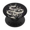Ash Black Witchy Mystical Boho Botanical Snake PopSockets Swappable PopGrip