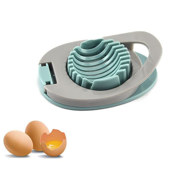 Heavy Duty Boiled Egg Slicer Multifunctional Egg Cutter w/ Stainless Steel Wire