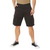 Rothco Vintage Solid Paratrooper Cargo Shorts (US, Alpha, 4X, Regular, Regular, Black)