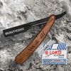 BEAUTICONE Straight Razor | Professional Barber Razor for men with 100 Single Edge Blades | Straight Edge Razor │slide-out design (Rose Wooden Slide-out Razor with Black blade holder)
