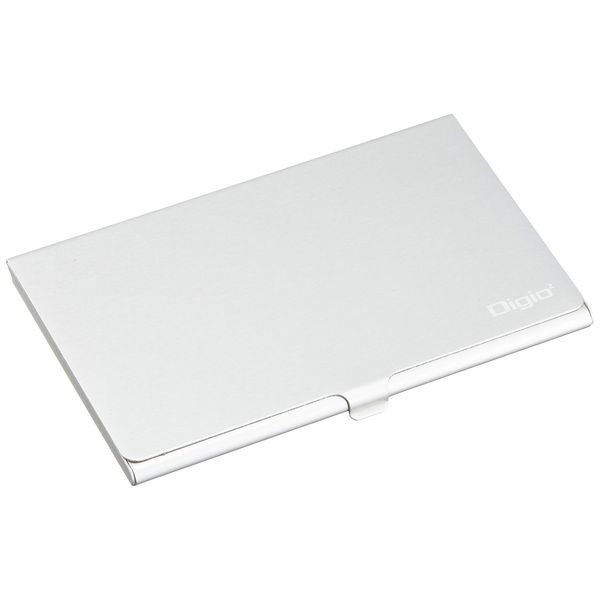 Digio2 MCC-802SL MicroSD Card Case (Durable Aluminum Material), Silver