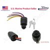 Mercury Outboard Push-to-Choke Ignition Key Switch Key 6 Wire MP41070-2