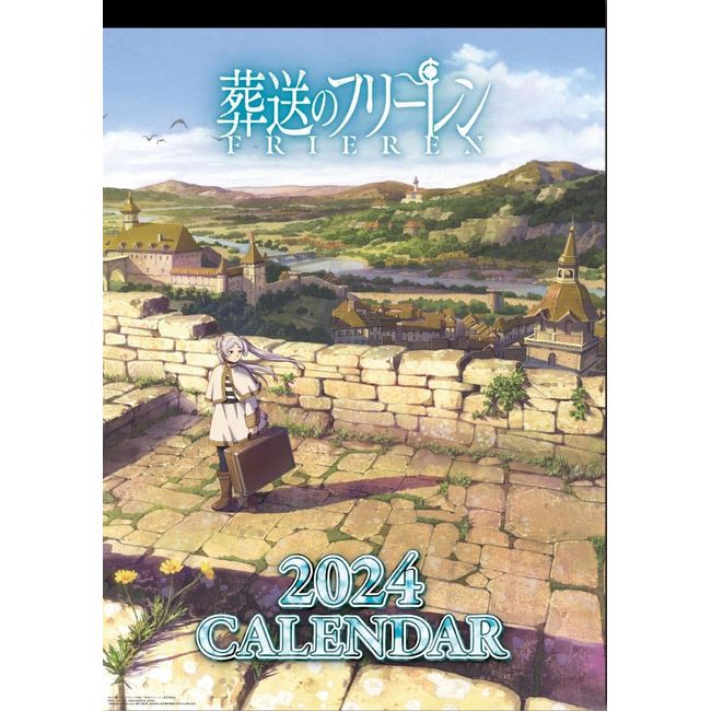 ENSKY CL-048 2024 TV Anime Funeral Freelen Wall Calendar