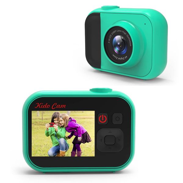 SLuB Kids Camera, Kids Camera Toys, Mini Kids Digital Camera, Toy Cameras for Boys and Girls, with 32G SD Card, Christmas Birthday Gifts for 3-10 Year Old Girls and Boys (Green)