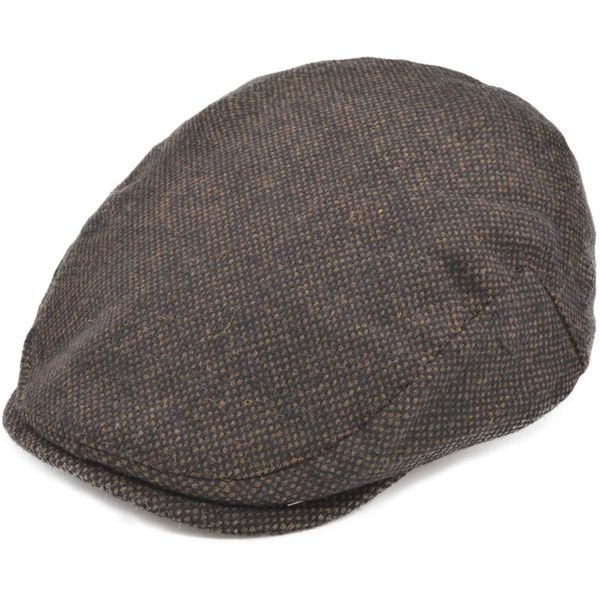 Clothing Mens Barleycorn Tweed Flat Cap (Small/Medium - 58/59 cm, Brown)