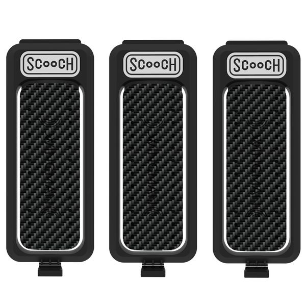 Scooch Wingman Case Replacement Kickstand - Quick Release Pop-Out Kickstand (Carbon Fiber) 3-Pack