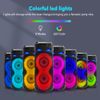 2000W Portable Bluetooth Speaker Sub woofer Heavy Bass Sound System Party+Remote