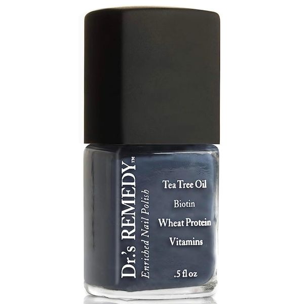 Dr’s Remedy Enriched Nail Polish: Non Toxic, All Natural, and Organic - Doctor Formulated: Strengthens, Restores, Heals, and Protects '24-Free' - DEVOTED Denim