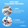CarbonKlean Peeps Glasses Cleaner Carbon Microfiber Tech Blue Soft Touch 1 Count