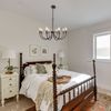 Black 8-Light Chandeliers,Classic Candle Ceiling Pendant Light Fixture