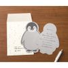Midori 86926006 Die Cut Penguin Letter Set