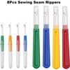 Seam Ripper and Thread Remover Kit for Sewing 2 Big 2 Small Stitch Ripper Tool and 1 Thread Snips