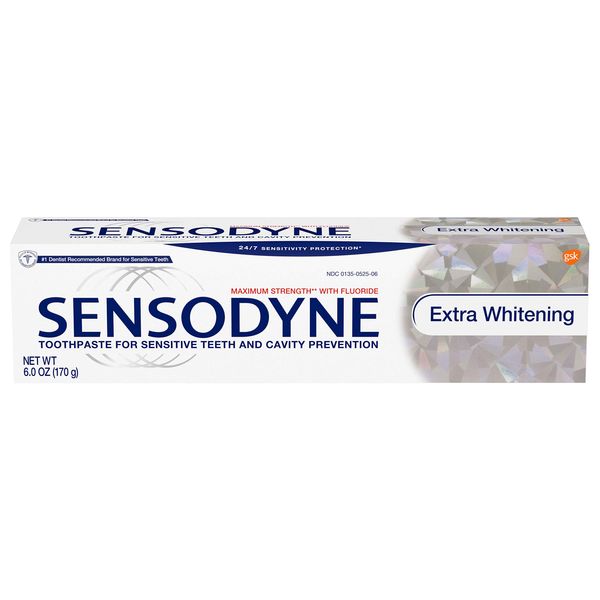 Sensodyne Extra Whitening Toothpaste 6 oz (Pack of 4)