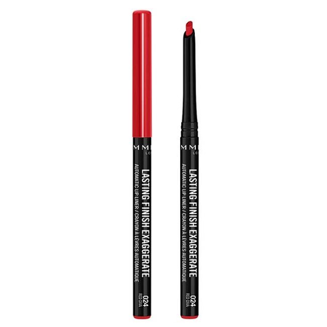 Rimmel Lasting Finish Exaggerate Lip Liner 024 Red Diva RIMMEL