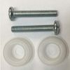 2 X New Headboard Bolts Screws with Plastic Washers 4 Divan Beds/Headboard