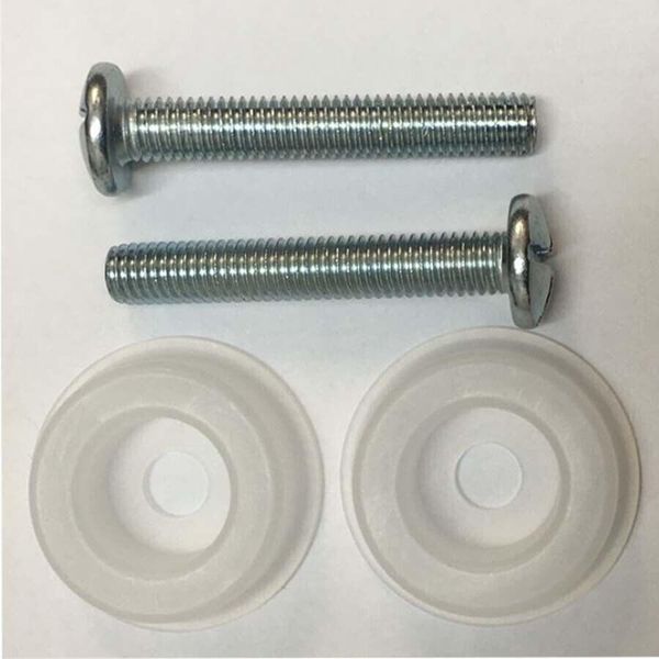 2 X New Headboard Bolts Screws with Plastic Washers 4 Divan Beds/Headboard