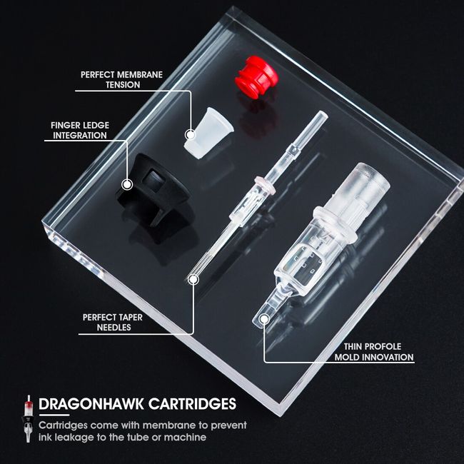 Dragonhawk Tattoo Needle Cartridge Rl Disposable Sterilized Safety