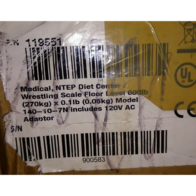 Rice Lake 140-10-7N Legal for Trade Platform Fitness Weigh Scale